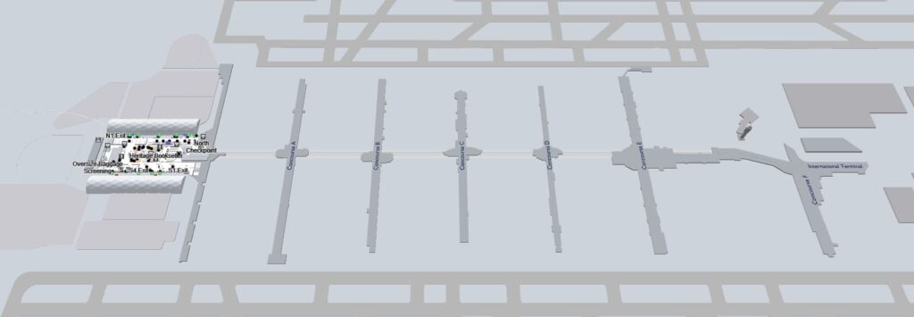 Atlanta Airport map