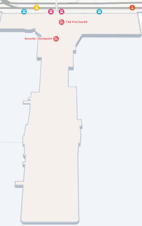 Los Angeles International Airport terminal 5 map