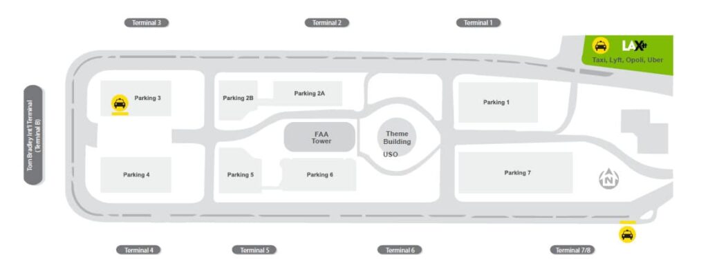 LAX-it Taxi Area