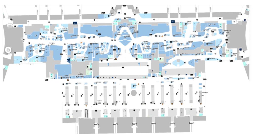 Istanbul Airport map